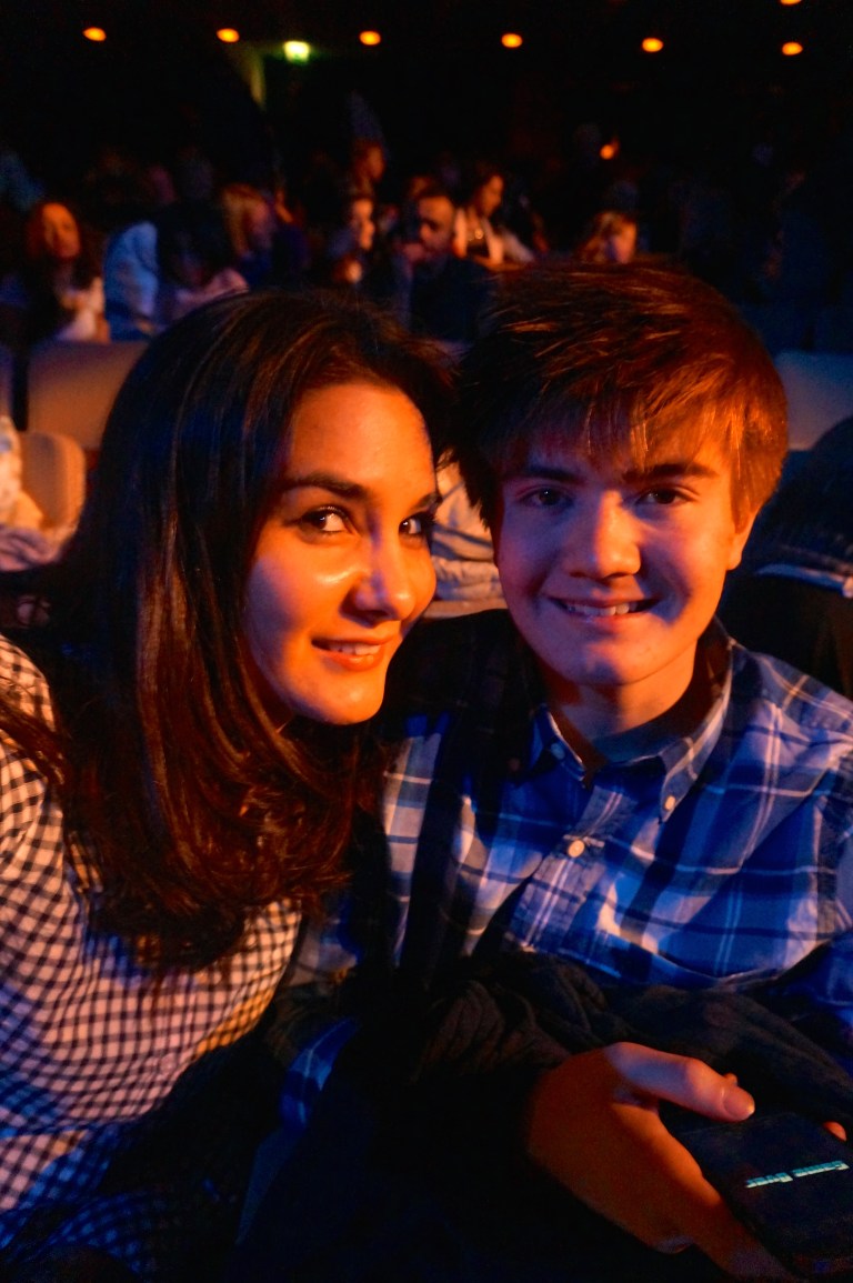 Kyle and I at Slava's Snow Show