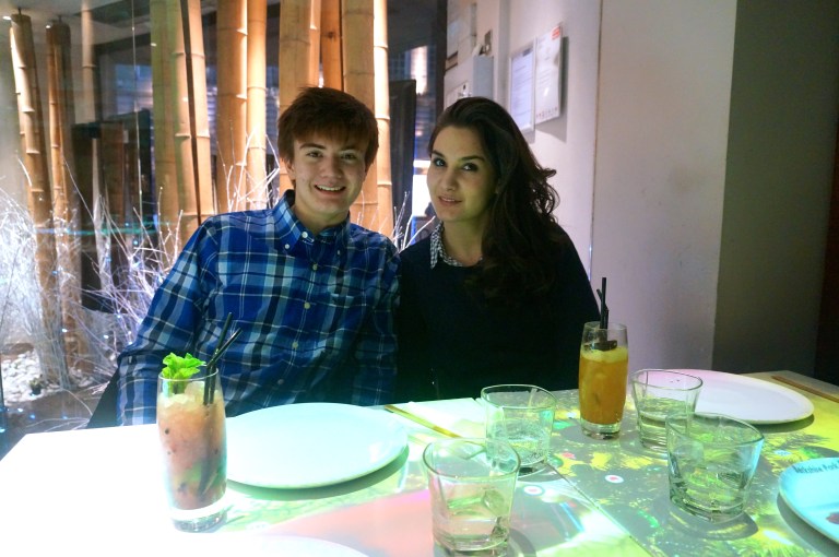 Kyle and I at Inamo St James