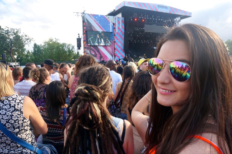 Enjoying the fabulous Jessie J